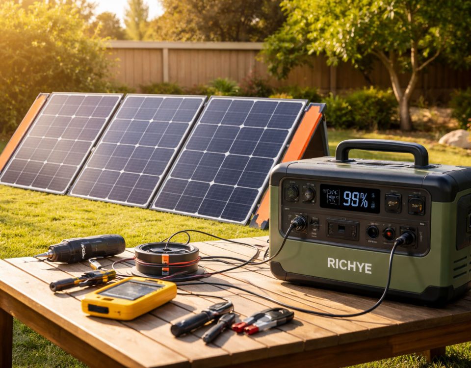 طاقة ساطعة وهادئة: بناء محطة طاقة شمسية عملية للمبتدئين 2 محطة الطاقة الشمسية