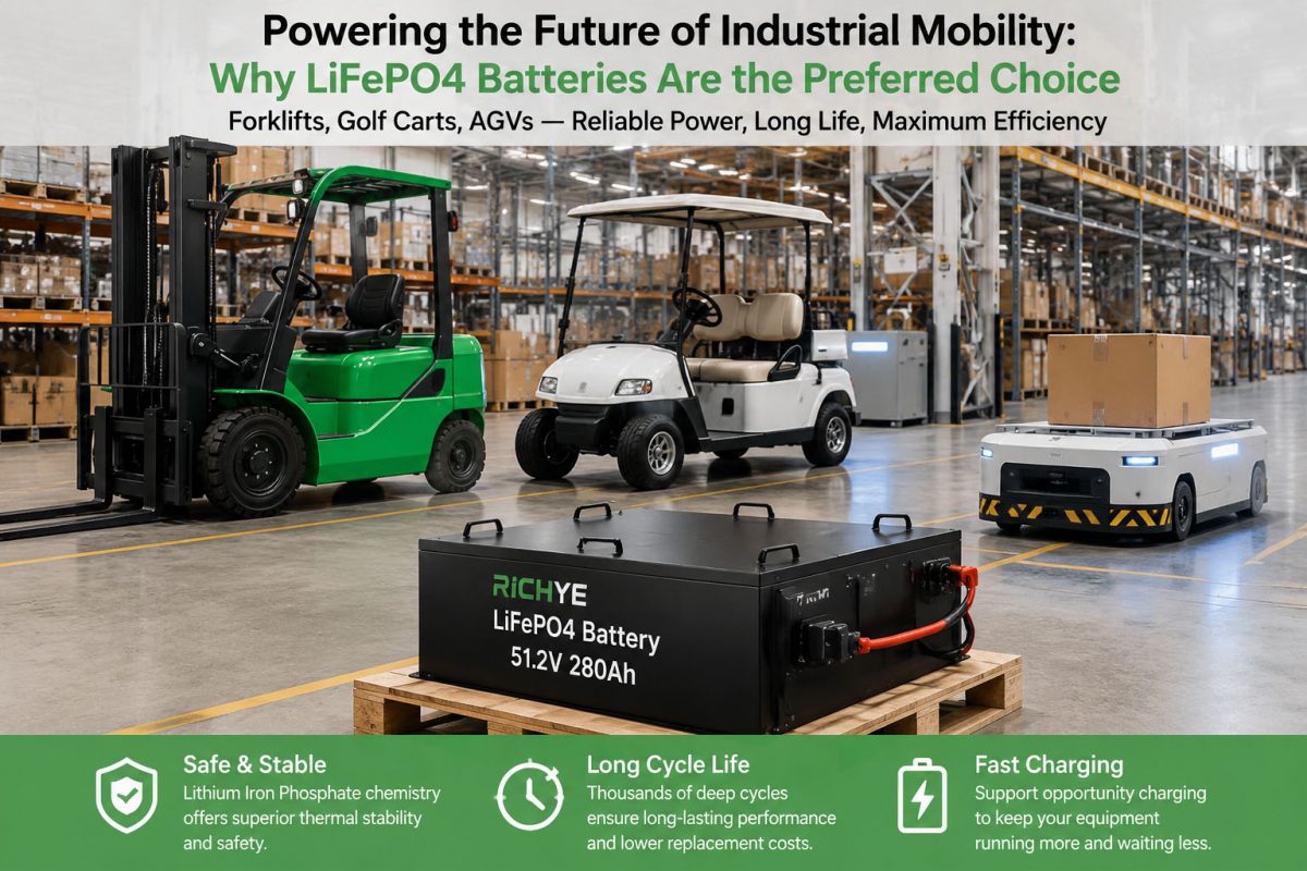 Why LiFePO4 Batteries Are the Preferred Choice