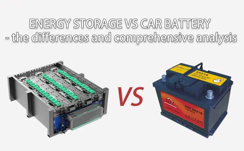 Key Differences Between Power Batteries and Energy Storage Batteries