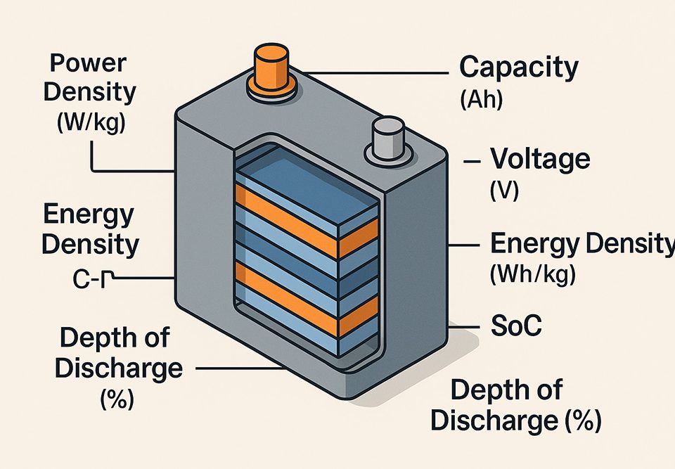 Desmitificando los parámetros de las baterías: Guía práctica para elegir la solución de almacenamiento de energía adecuada 10 Baterías de almacenamiento de energía