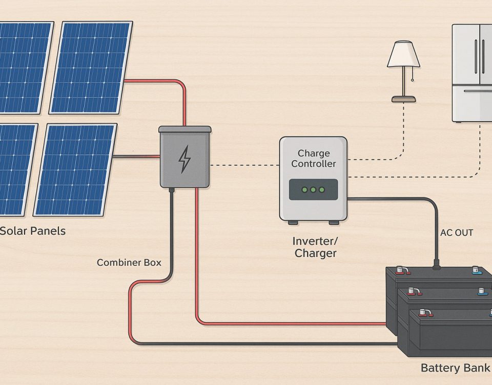 SolarSense Blueprint: Dimensionamento exato do seu sistema solar fora da rede 2 Sistema solar fora da rede