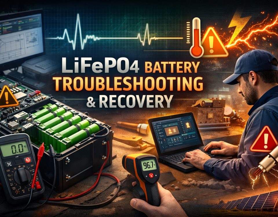 recuperação de problemas da bateria lifepo4