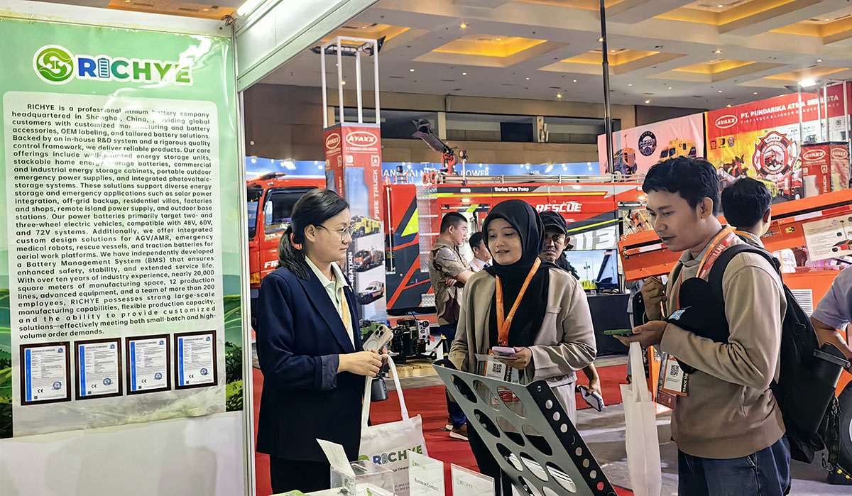 RICHYE at EDRR Indonesia 2026: Powering Emergency Rescue with Reliable Lithium Battery Technology 3 Richye edrr indonesi 2026