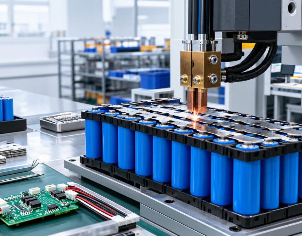 Spot Welding and Battery Assembly